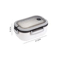 Lunch Box Bento 1200 ml à 2 Étages – Avec Cuillère et Fourchette