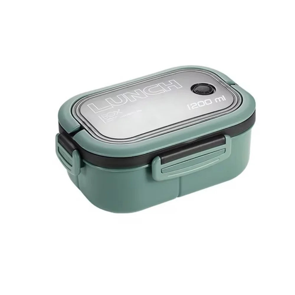 Lunch Box Bento 1200 ml à 2 Étages – Avec Cuillère et Fourchette
