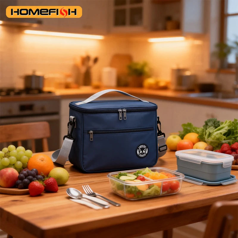 Sac Isotherme pour Lunch Box – Grand Format avec Bandoulière