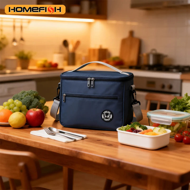 Sac Isotherme pour Lunch Box – Grand Format avec Bandoulière