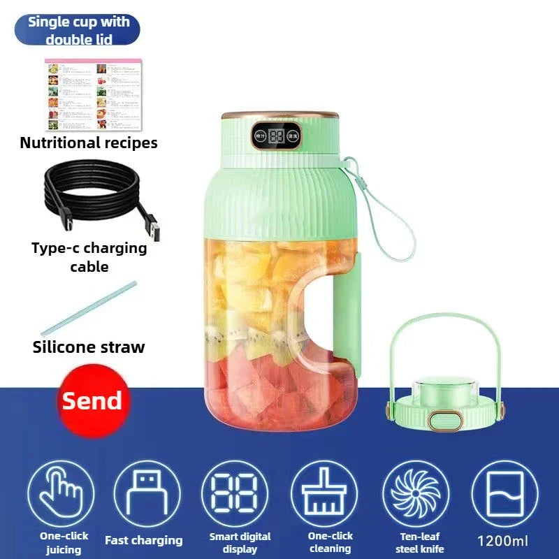 Blender Portable USB – Presse-agrumes électrique grande capacité pour smoothies et jus