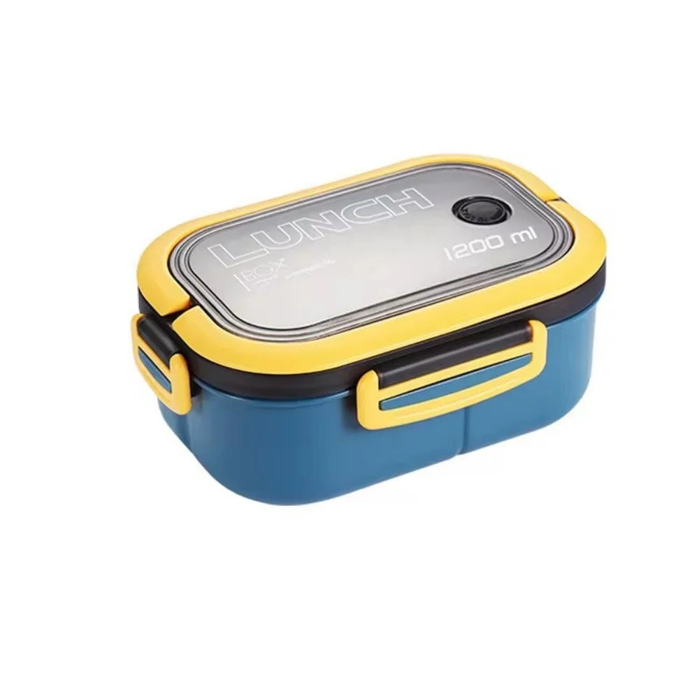 Lunch Box Bento 1200 ml à 2 Étages – Avec Cuillère et Fourchette