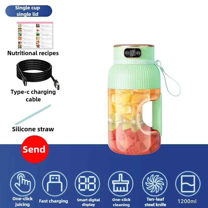 Blender Portable USB – Presse-agrumes électrique grande capacité pour smoothies et jus