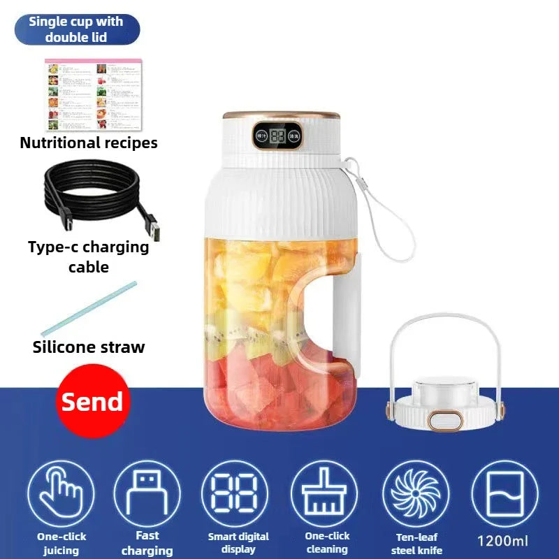 Blender Portable USB – Presse-agrumes électrique grande capacité pour smoothies et jus